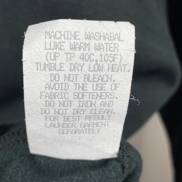 NEW CC Filson Jacket Mens Medium green woven fleece vintage pull over outdoor - Picture 7 of 10